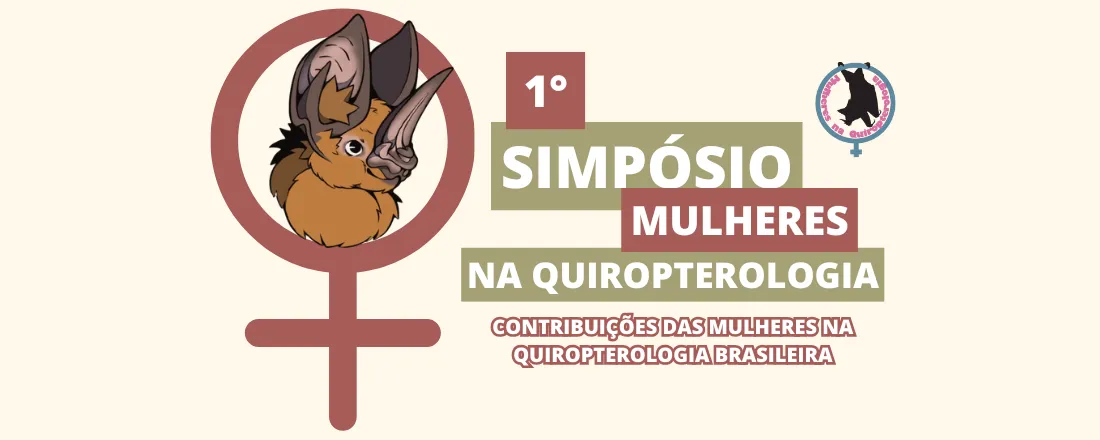 Banner do evento Contribuições das Mulheres para a Quiropterologia Brasileira