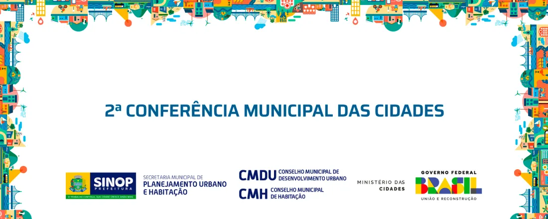 Banner do evento Conferência Municipal das Cidades